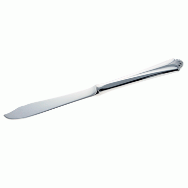 Fiskekniv, sølvklinge rådhus vifte